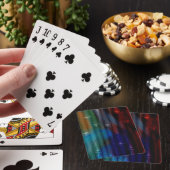 Bambus Akrylgemälde #3 Spielkarten (In Situ)