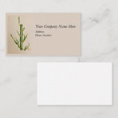 Bambus Aquarell Business Card Visitenkarte (Vorne/Hinten)