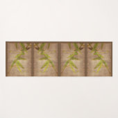 Bambus auf Pergament-Papier Yoga-Matte Yogamatte (Vorderseite (Horizontal))