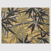 Bambus-Blätter in der Gift Wrap Seidenpapier (Vorderseite)