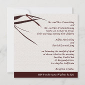 Bambus-Blätter/orientalische doppelte Einladung (Rückseite)