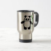 Bambus die Panda-Flasche Reisebecher (VorderseiteRechts)