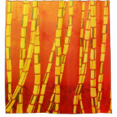 Bambus-Duschvorhang Duschvorhang (Vorderseite)