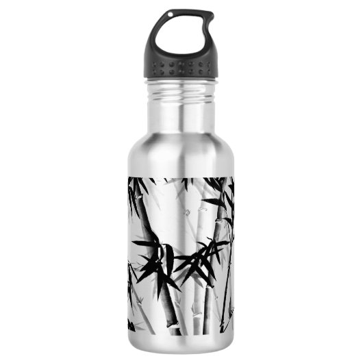 Bambus  edelstahlflasche (Vorderseite)