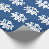 Bambus-Enzian Geschenkpapier (Ecke)