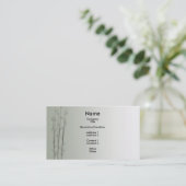 Bambus/Fung Shui Visitenkarte (Stehend Vorderseite)