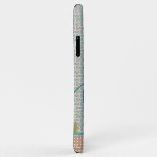 Bambus-Gehäuse im bohemianstilisierten Design, iPh Case-Mate iPhone Hülle (Hinten/Rechts)