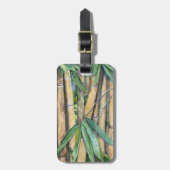 Bambus Gepäckanhänger (Vorderseite vertikal)