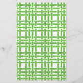 Bambus & Grosgrain Personalisiert Stationery (Rückseite)