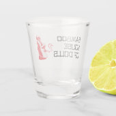 Bambus Haus von Puppen Schuhglas Schnapsglas (Rückseite)