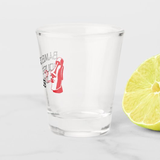 Bambus Haus von Puppen Schuhglas Schnapsglas (Rechts)