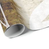 Bambus-Herbstlaub Geschenkpapier (Rolleneckpunkt)