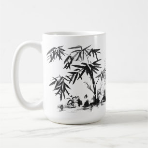 Bambus im Wasser Kaffeetasse
