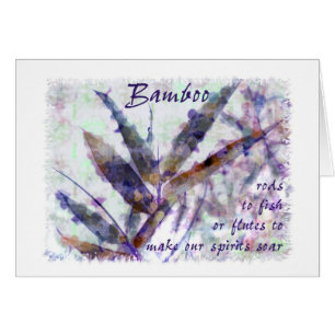 Bambus in einem leichten Regen… unser Geist