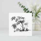 Bambus in Wasser (Stehend Vorderseite)