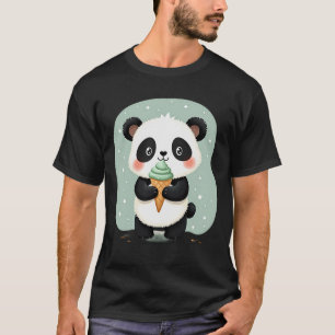 Bambus-Kegel-Panda T-Shirt