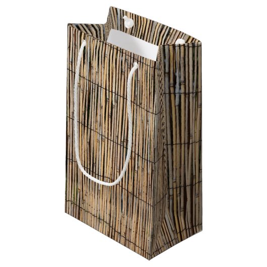 Bambus Kleine Geschenktüte (Vorderseite Schrägansicht)