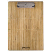 Bambus Klemmbrett (Vorderseite)