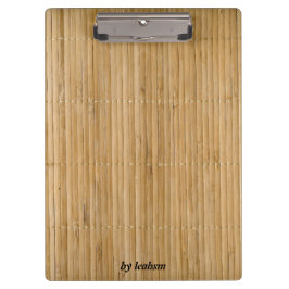 Bambus Klemmbrett