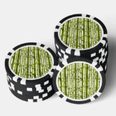 Bambus-Lehren Pokerchips (Stapel)