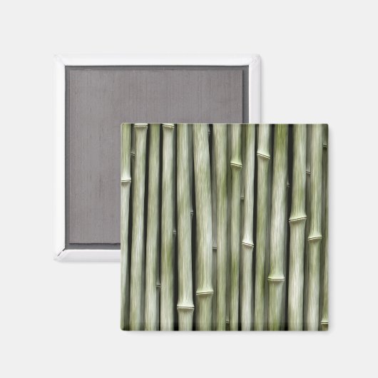 Bambus Magnet (Vorderseite/Rückseite)