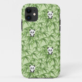 Bambus mit Pandas Case-Mate iPhone Hülle (Rückseite)