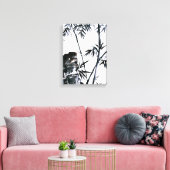 Bambus mit Stone Leinwanddruck (Insitu (Wohnzimmer))