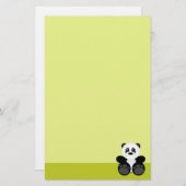 Bambus-Panda-Bär Briefpapier (Vorne/Hinten)