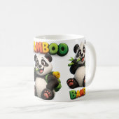 Bambus Panda Kaffeetasse (VorderseiteRechts)