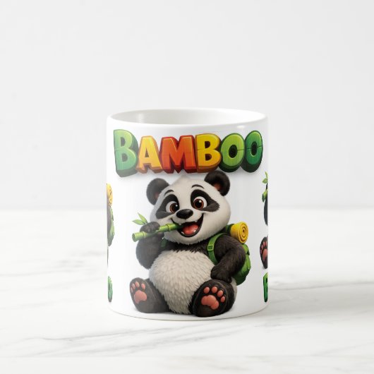 Bambus Panda Kaffeetasse (Mittel)