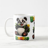 Bambus Panda Kaffeetasse (Links)