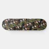 Bambus-Panda-Musterdesign Skateboard (Horizontal)
