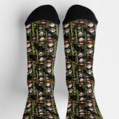 Bambus-Panda-Musterdesign  Socken (Oben)