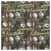 Bambus-Panda-Musterdesign Stoff (Muster)