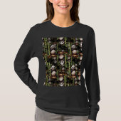 Bambus-Panda-Musterdesign T-Shirt (Vorderseite)