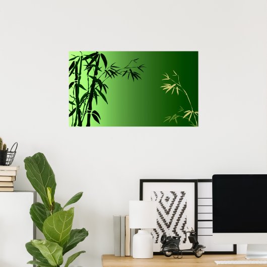 Bambus Poster (Heimbüro)