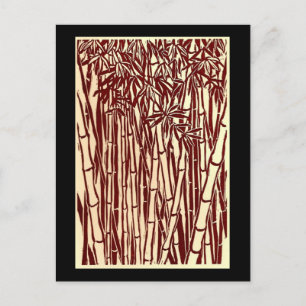 Bambus Postkarte