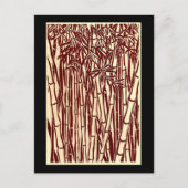 Bambus Postkarte (Vorderseite)