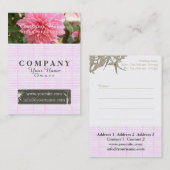 Bambus-Rose - Visitenkarte (Vorne/Hinten)