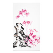 Bambus - rot fotodruck (Vorne)