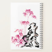 Bambus - rot notizblock (Rückseite)