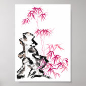 Bambus - rot poster (Vorne)