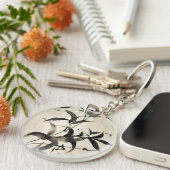 Bambus Schlüsselanhänger (Vorderseite rechts)