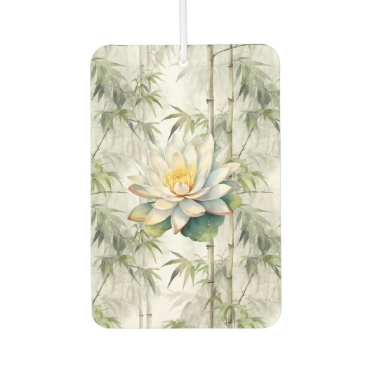Bambus Serenity Lotus Autolufterfrischer (Vorderseite)
