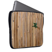 Bambus-Sperrmauer Laptopschutzhülle (Vorne Rechts)
