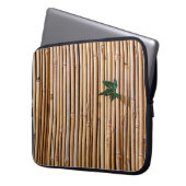 Bambus-Sperrmauer Laptopschutzhülle (Vorderseite Links)