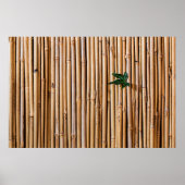 Bambus-Sperrmauer Poster (Vorne)