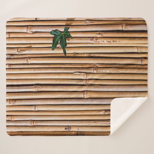 Bambus-Sperrmauer Sherpadecke (Vorderseite (Horizontal))