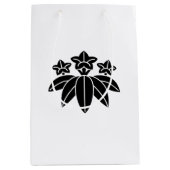 Bambus-Stil-Enzian Mittlere Geschenktüte (Vorderseite)