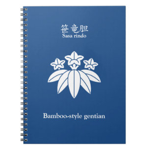 Bambus-Stil-Enzian Notizblock